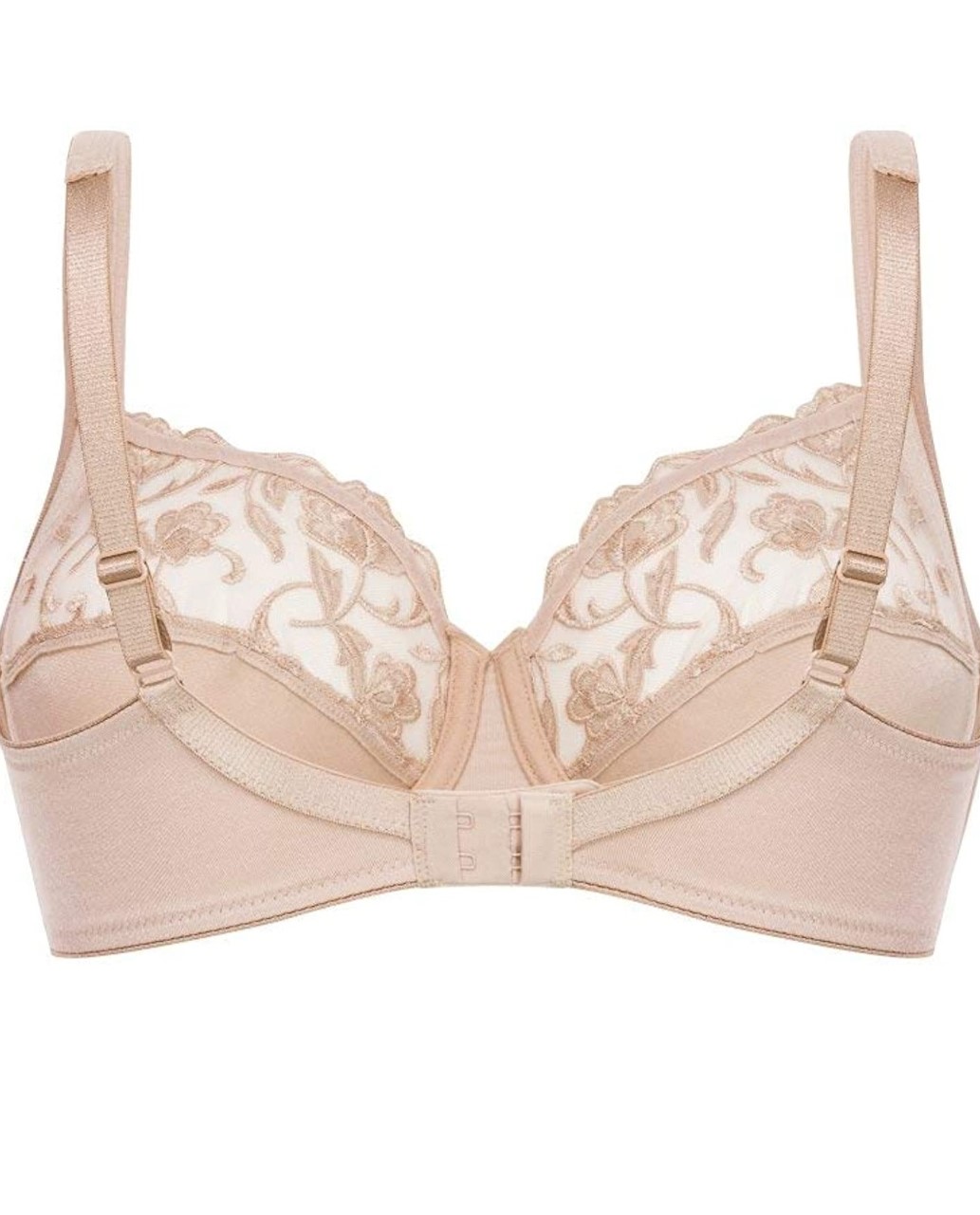 Wacoal Reggiseno Inside Job Sfoderato Con Ferretto, Bianco, Taglia 3E, Coppa In Pizzo E Supporto Laterale
