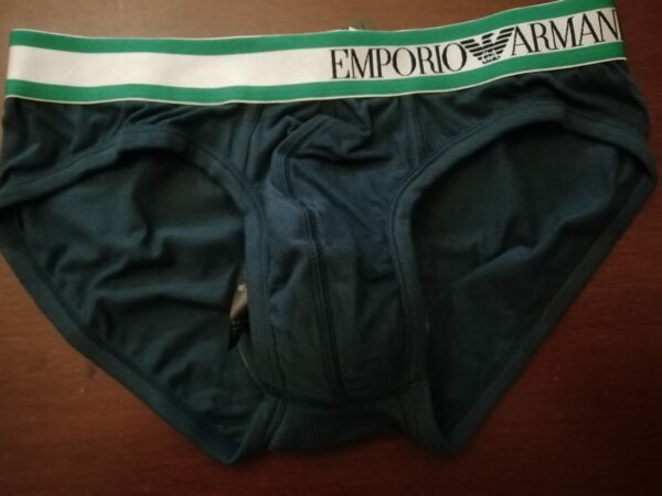 Slip Armani con scritta media e logo