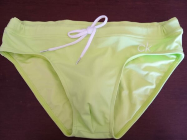 costume slip calvin klein senape